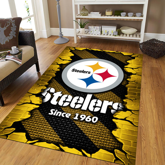 Pittsburgh Steelers Rectangle Rug BGRERUG148