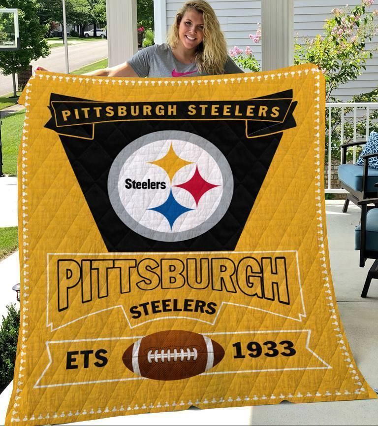 Pittsburgh Steelers Logo Premium Quilt