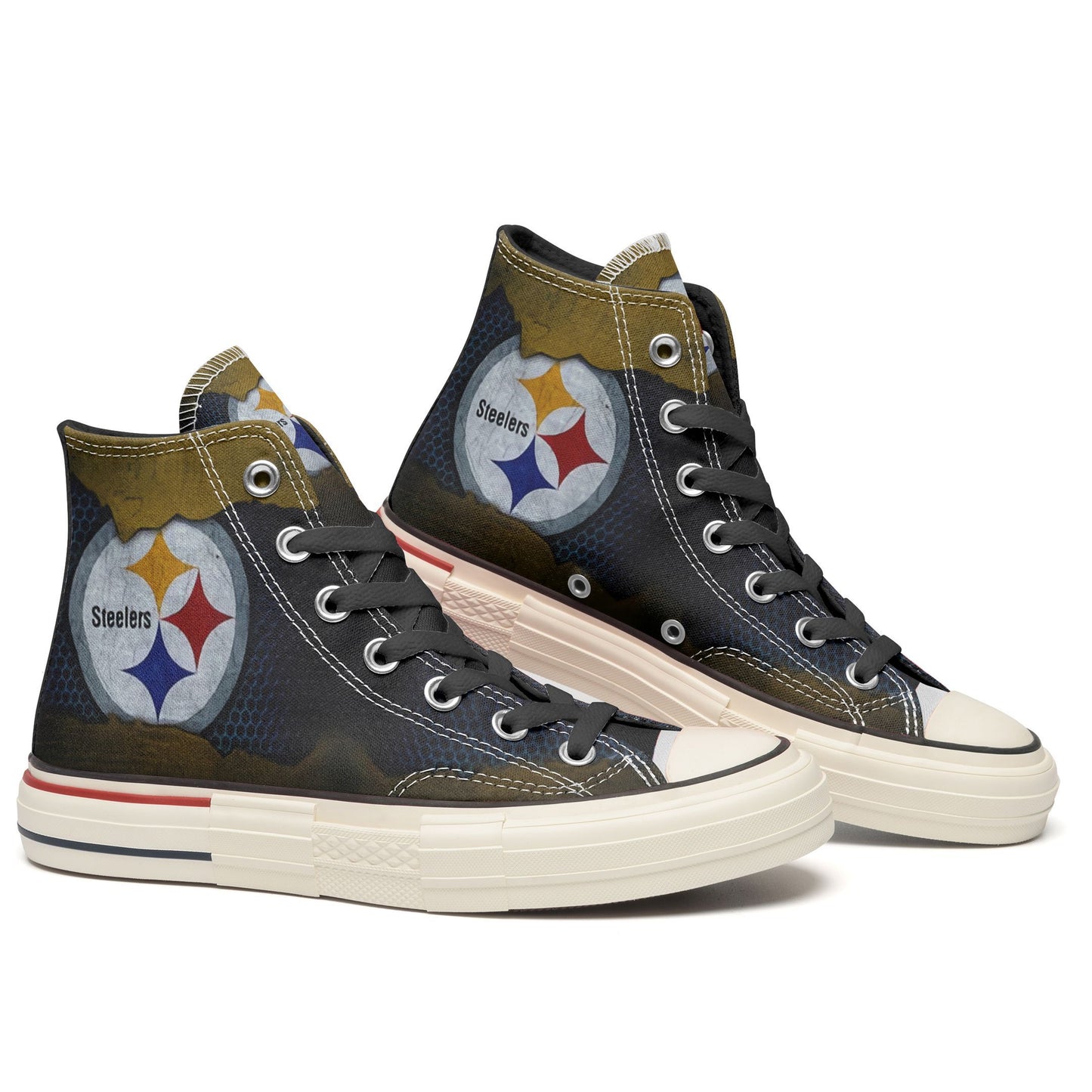 Pittsburgh Steelers New High Top Canvas Shoes 14