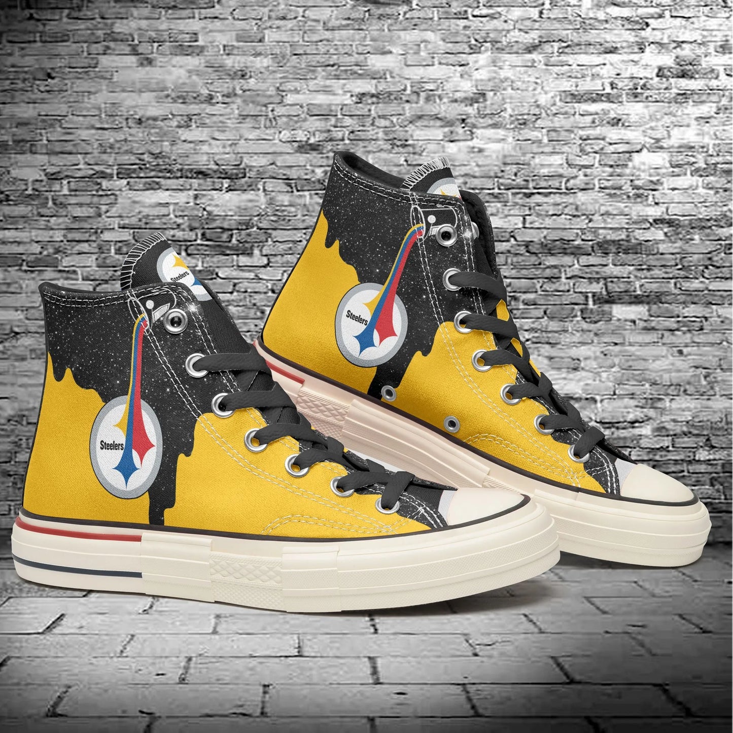 Pittsburgh Steelers New High Top Canvas Shoes 18