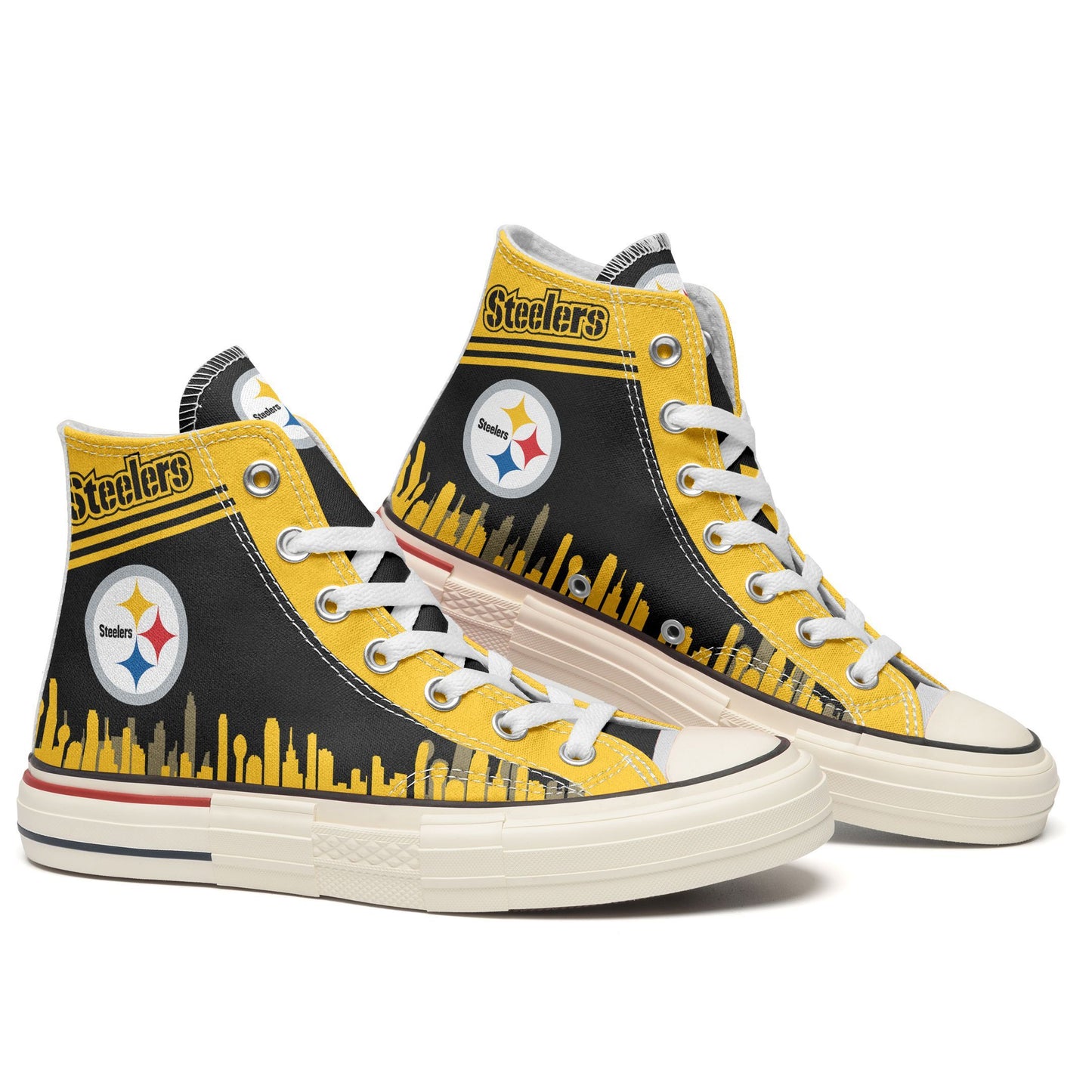 Pittsburgh Steelers New High Top Canvas Shoes 56
