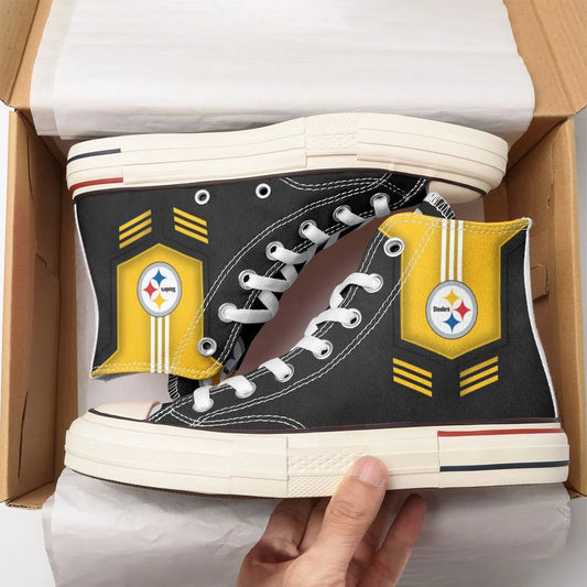 Pittsburgh Steelers New High Top Canvas Shoes 61