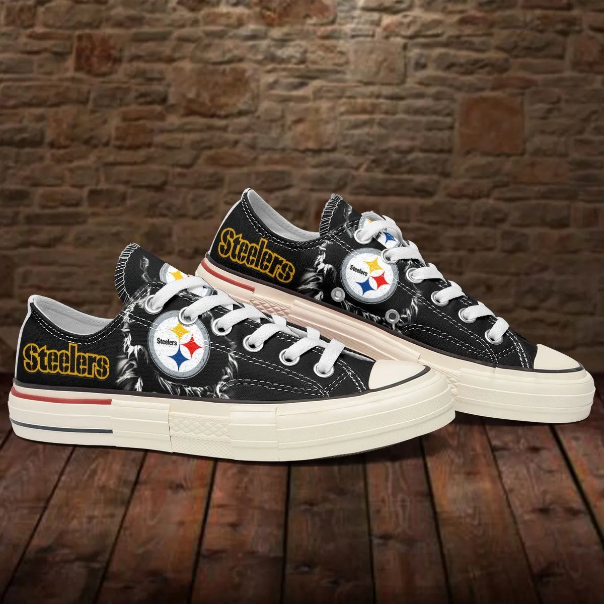 Pittsburgh Steelers New Low Top Canvas Shoes 13
