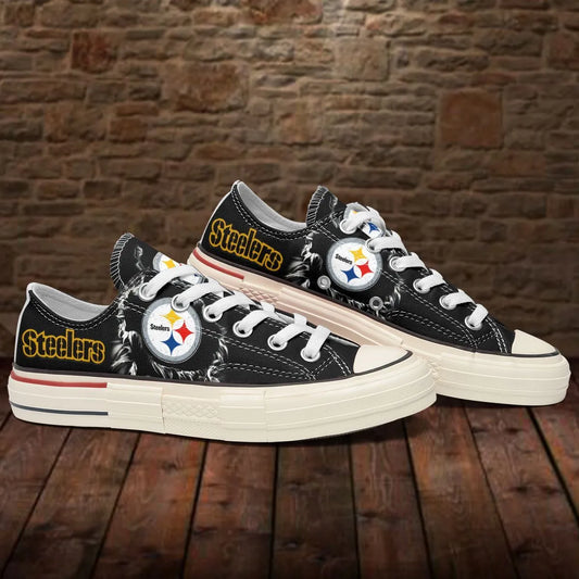 Pittsburgh Steelers New Low Top Canvas Shoes 13