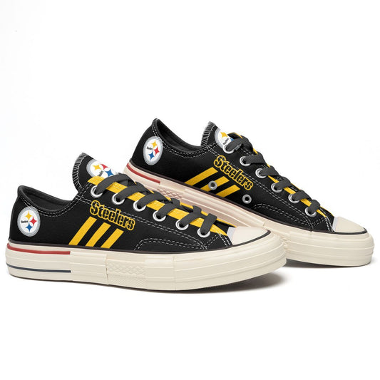 Pittsburgh Steelers New Low Top Canvas Shoes 15