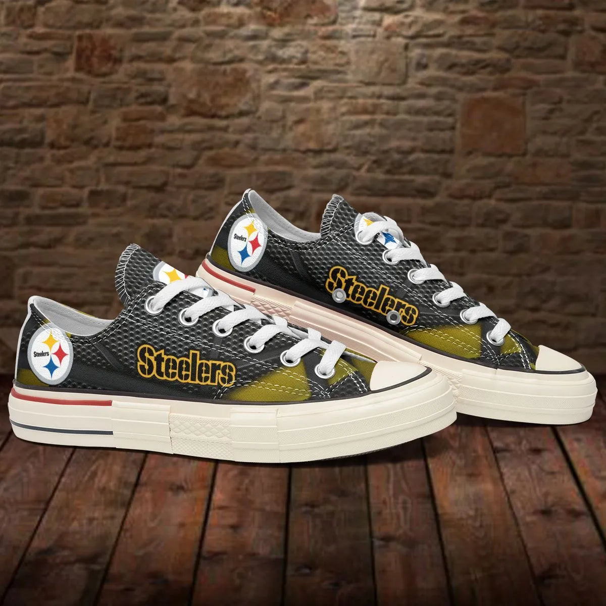 Pittsburgh Steelers New Low Top Canvas Shoes 27
