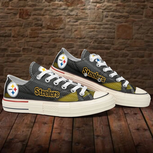 Pittsburgh Steelers New Low Top Canvas Shoes 27