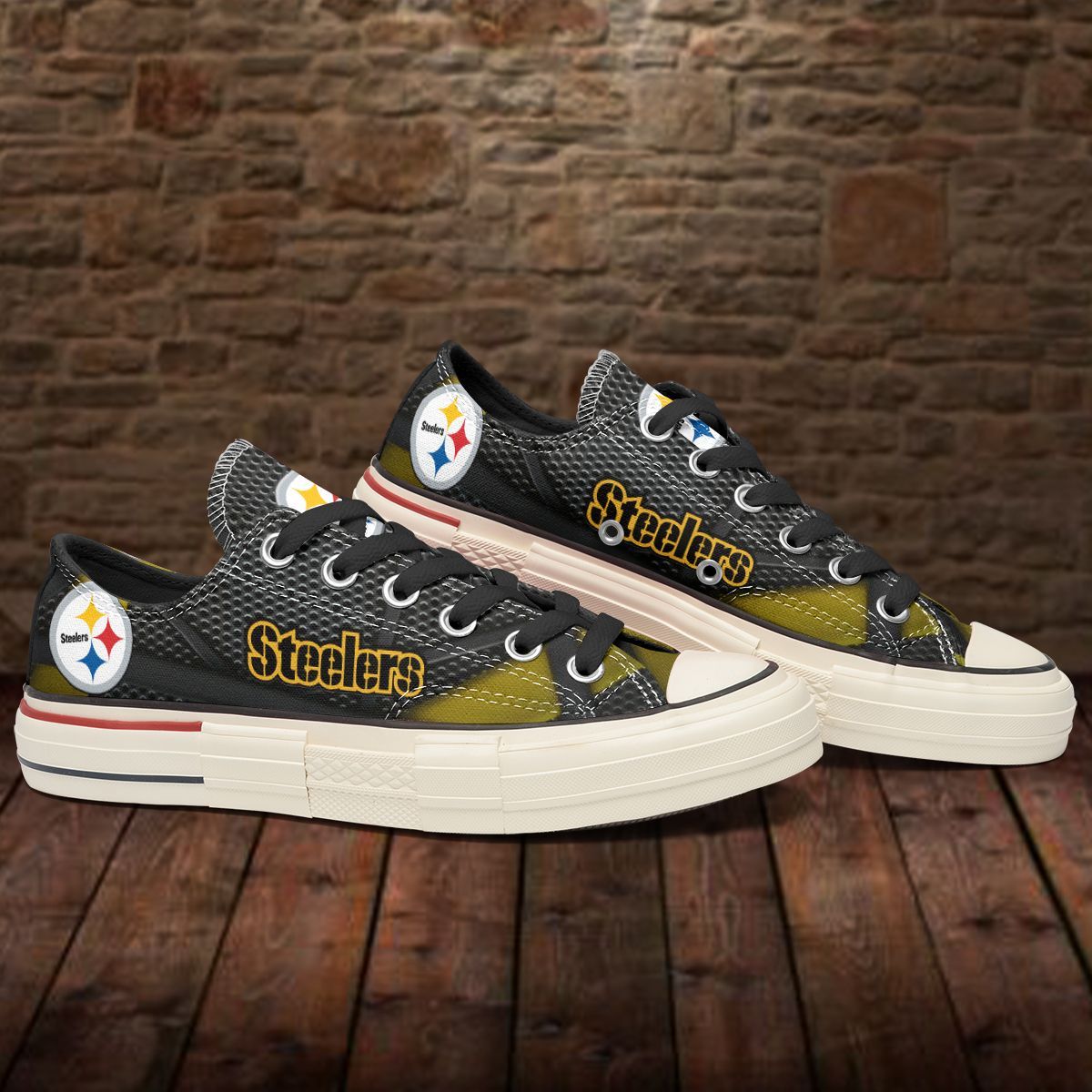 Pittsburgh Steelers New Low Top Canvas Shoes 27