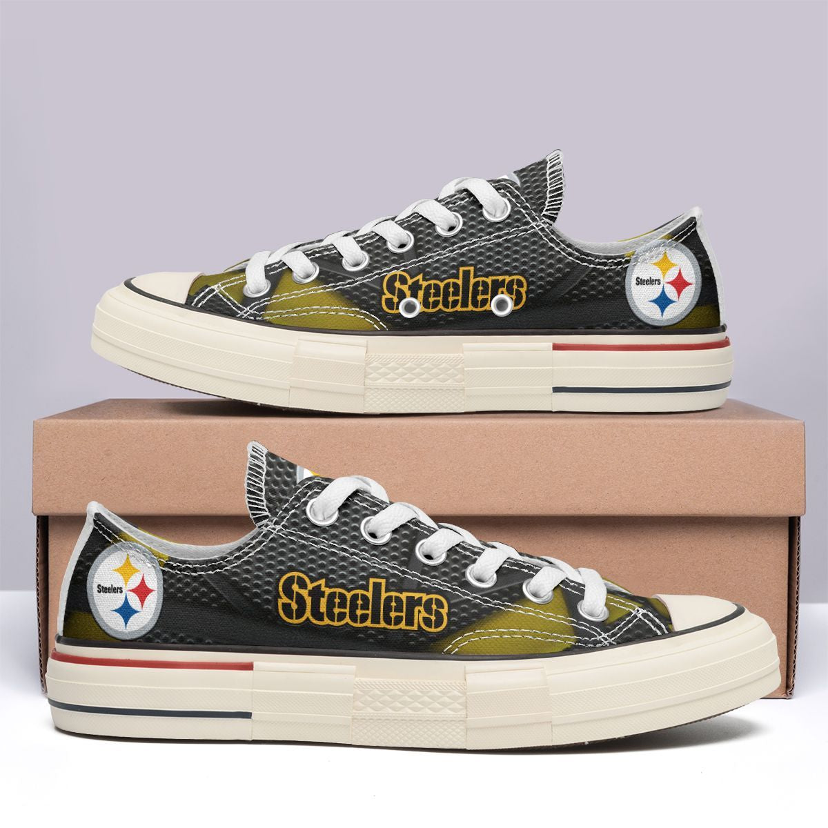 Pittsburgh Steelers New Low Top Canvas Shoes 27