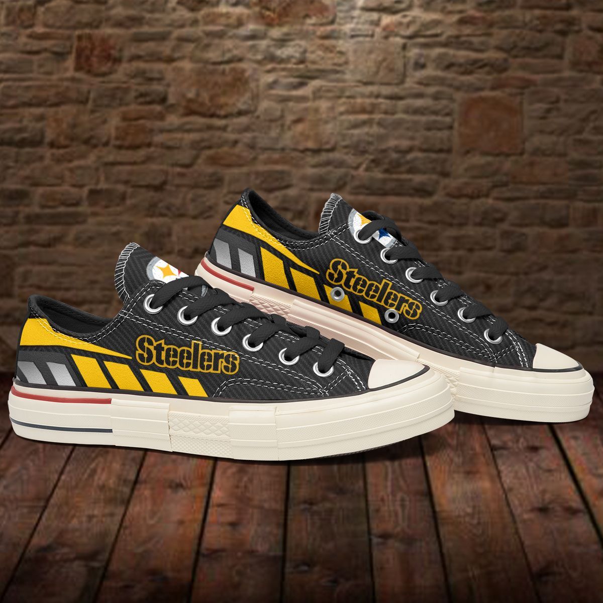 Pittsburgh Steelers New Low Top Canvas Shoes 31