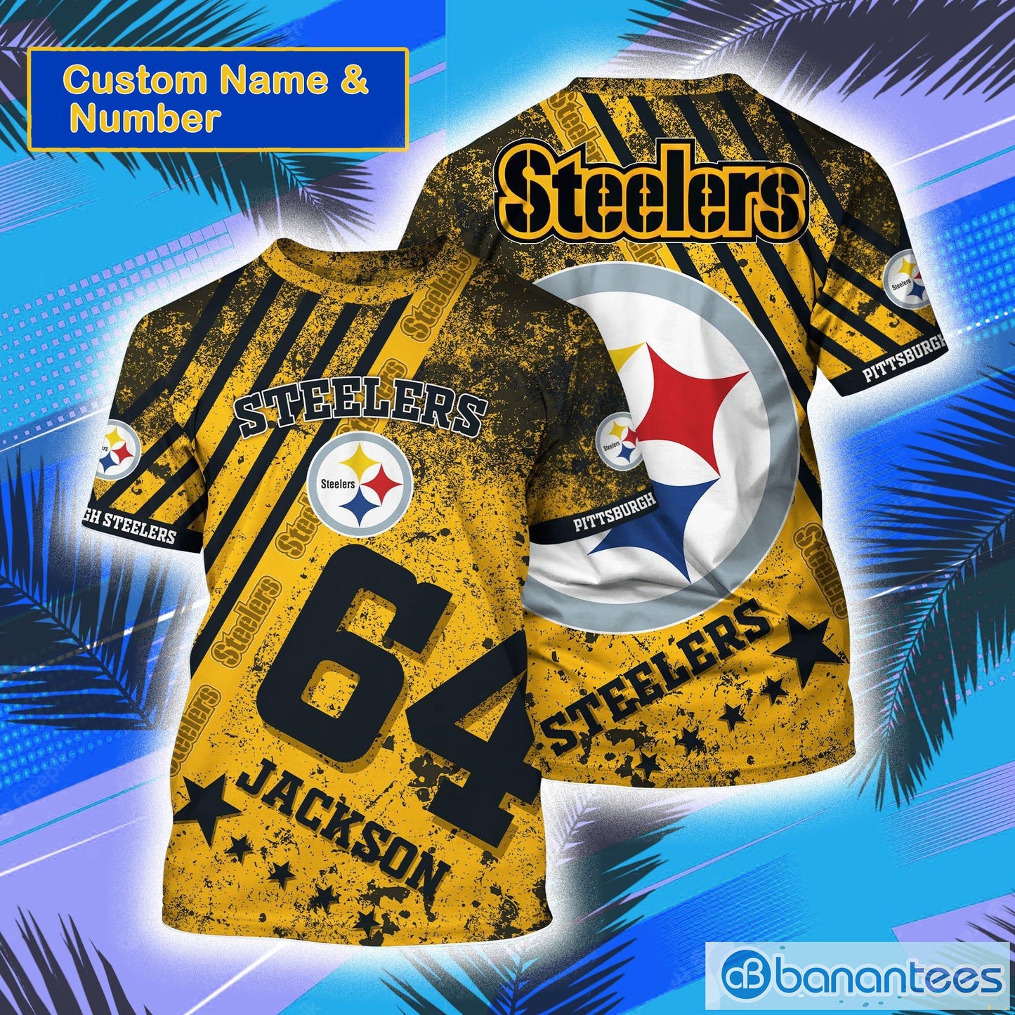 Pittsburgh Steelers Personalized T-Shirt BGTS594