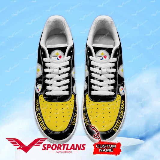 Pittsburgh Steelers NFL Personalized Air Force 1 Shoes