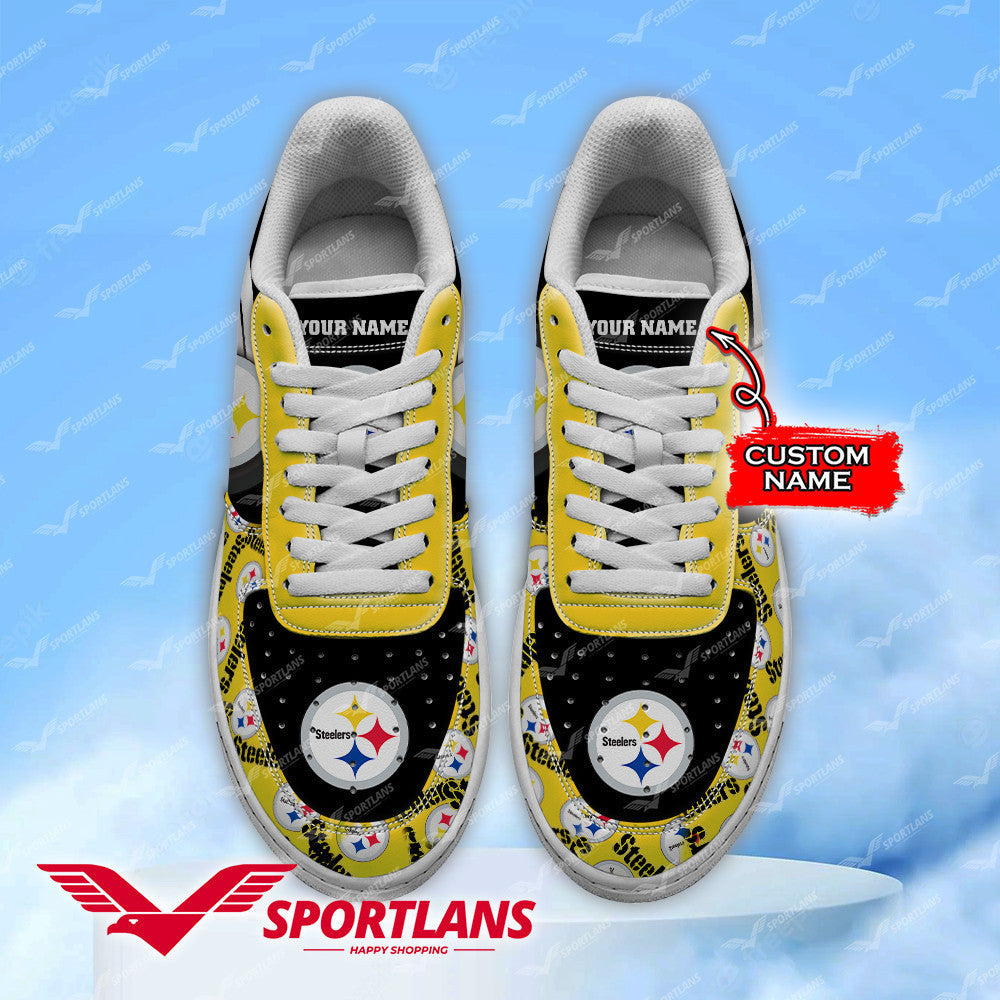 Pittsburgh Steelers NFL Personalized Air Force 1 Shoes