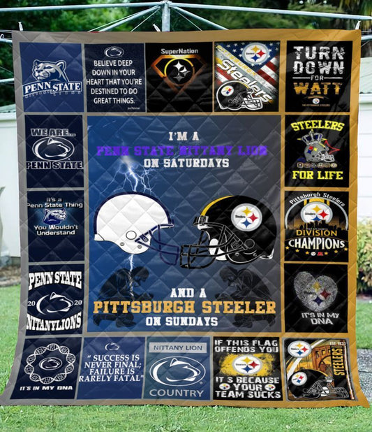 Pittsburgh Steelers NL-PS 3D Premium Quilt