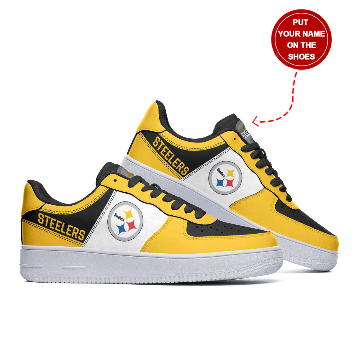 Pittsburgh Steelers Personalized AF1 Shoes BG300