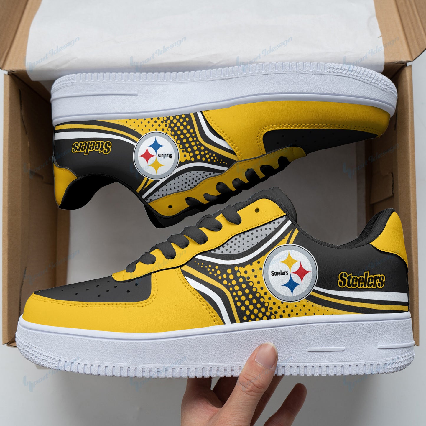 Pittsburgh Steelers Personalized AF1 Shoes BG97