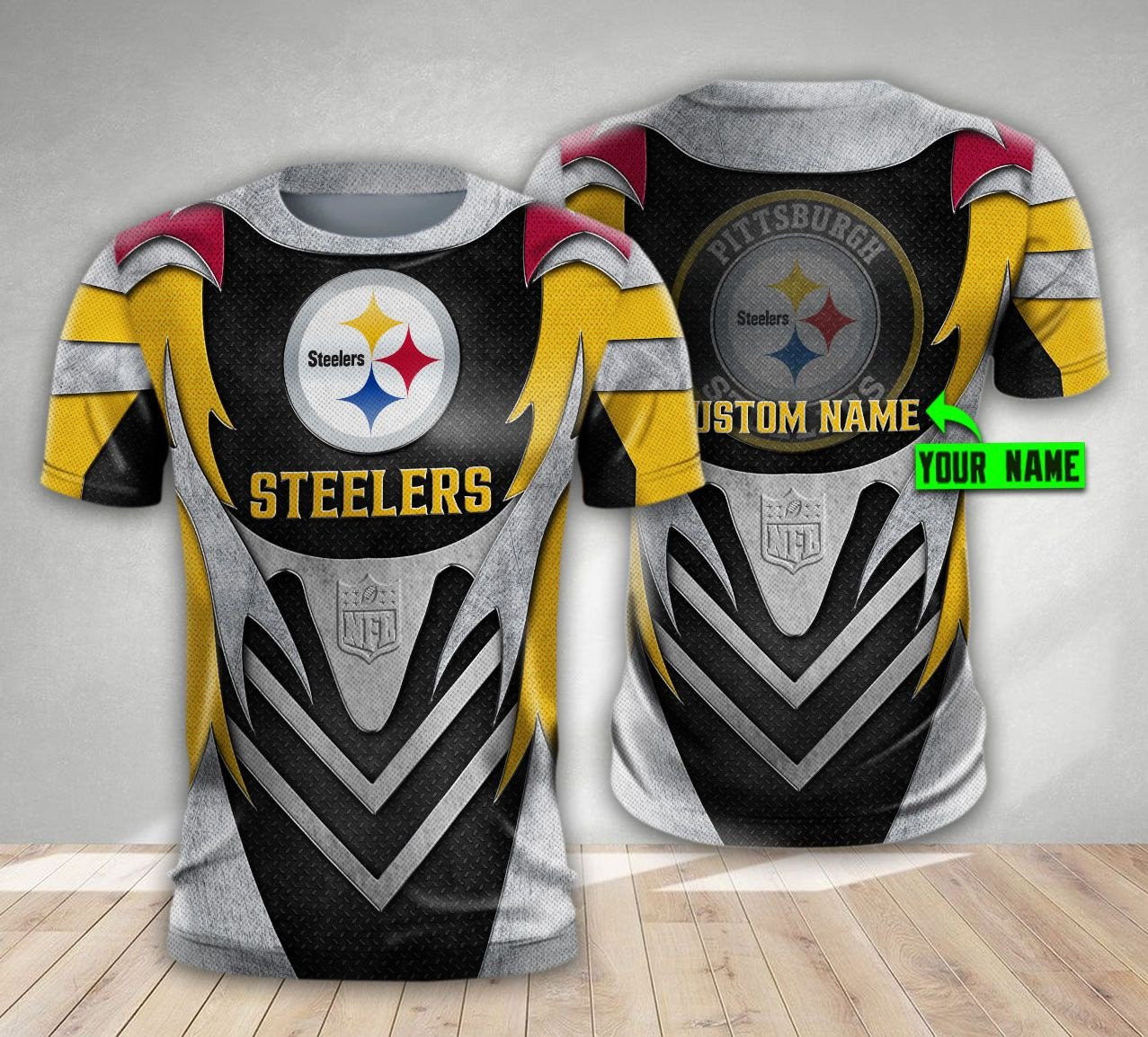 Pittsburgh Steelers Personalized All Over Printed 445