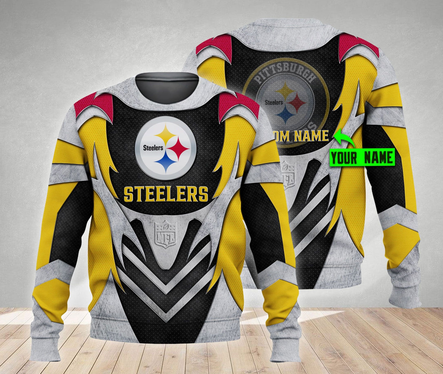 Pittsburgh Steelers Personalized All Over Printed 445