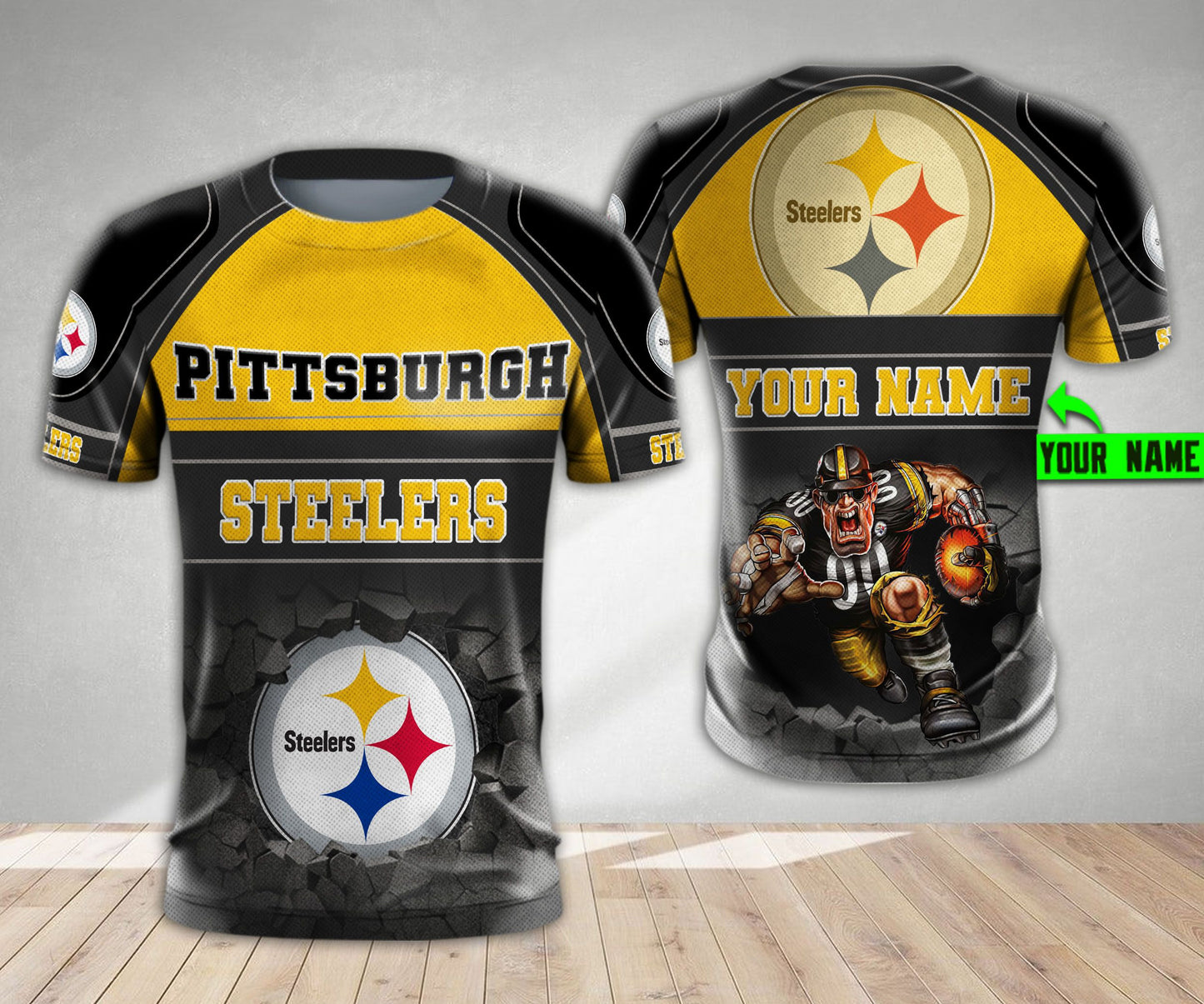 Pittsburgh Steelers Personalized All Over Printed 563