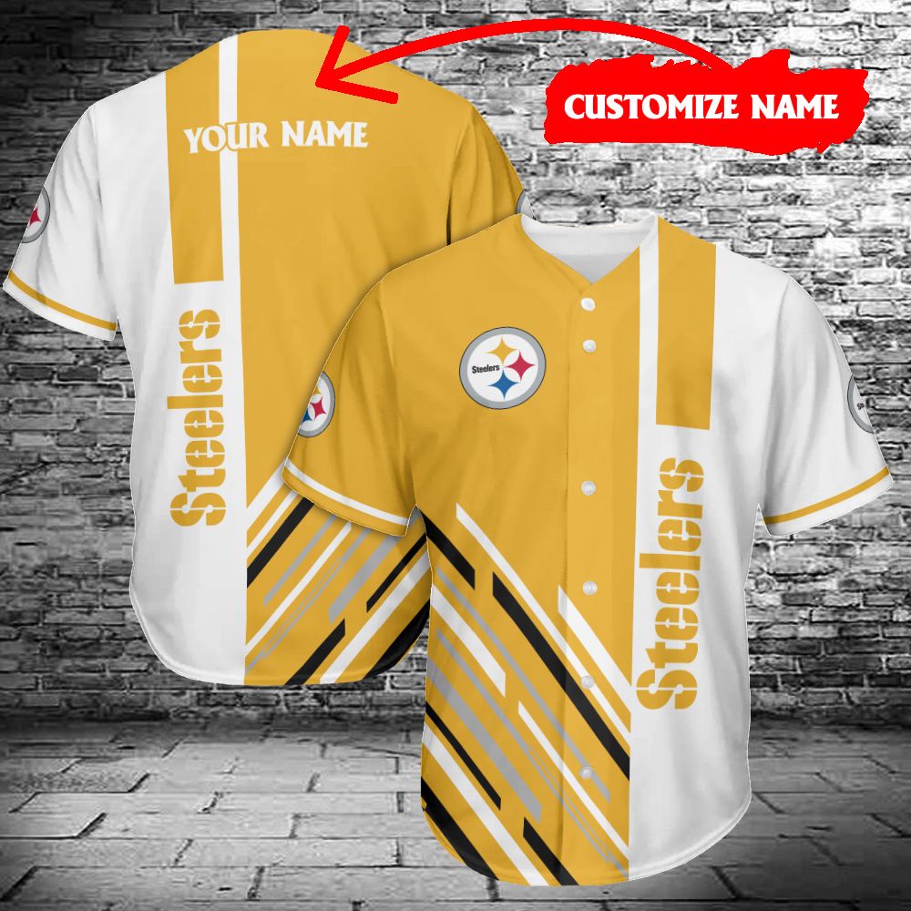 Pittsburgh Steelers Personalized Baseball Jersey 461