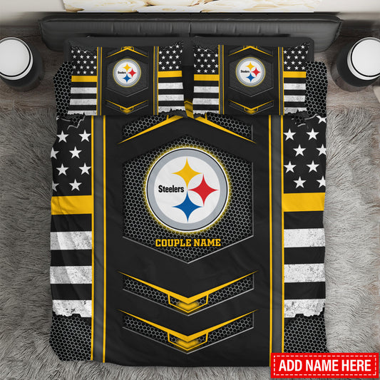 Pittsburgh Steelers Personalized Bedding Set BG02