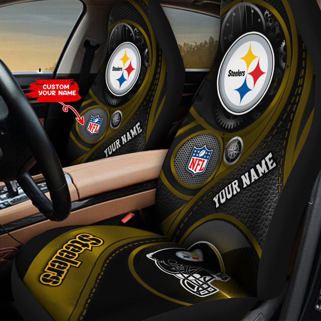 Pittsburgh Steelers Personalized Car Seat Covers BG247
