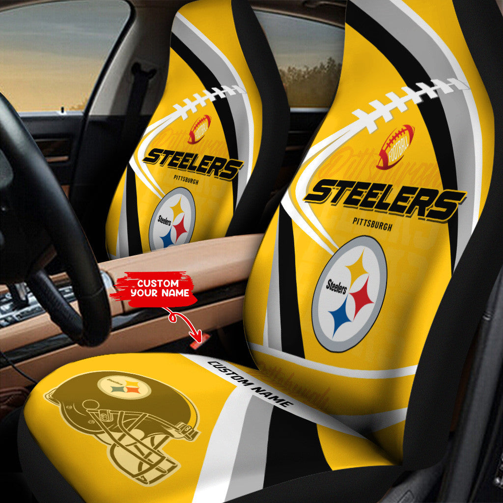 Pittsburgh Steelers Personalized Car Seat Covers BG258