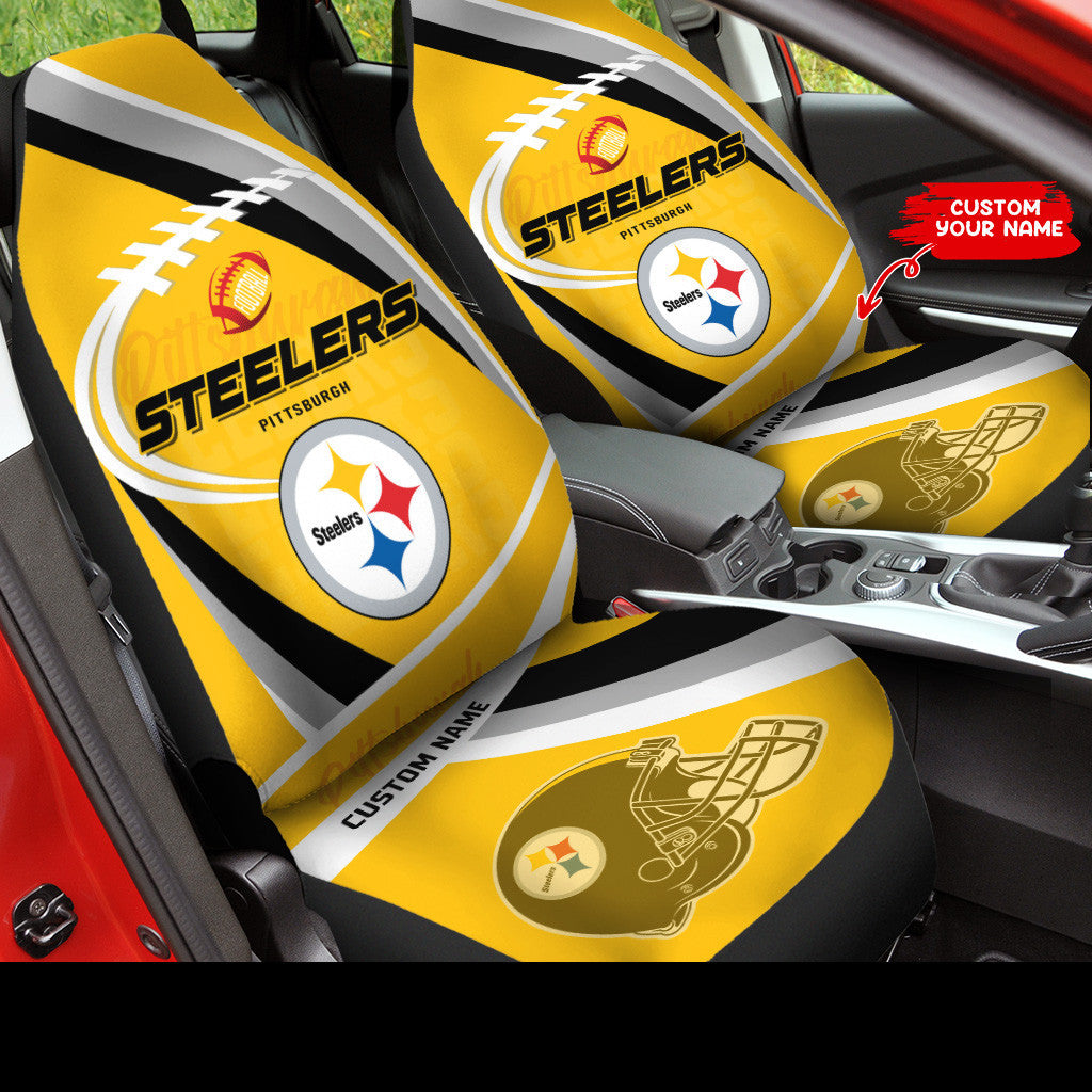 Pittsburgh Steelers Personalized Car Seat Covers BG258