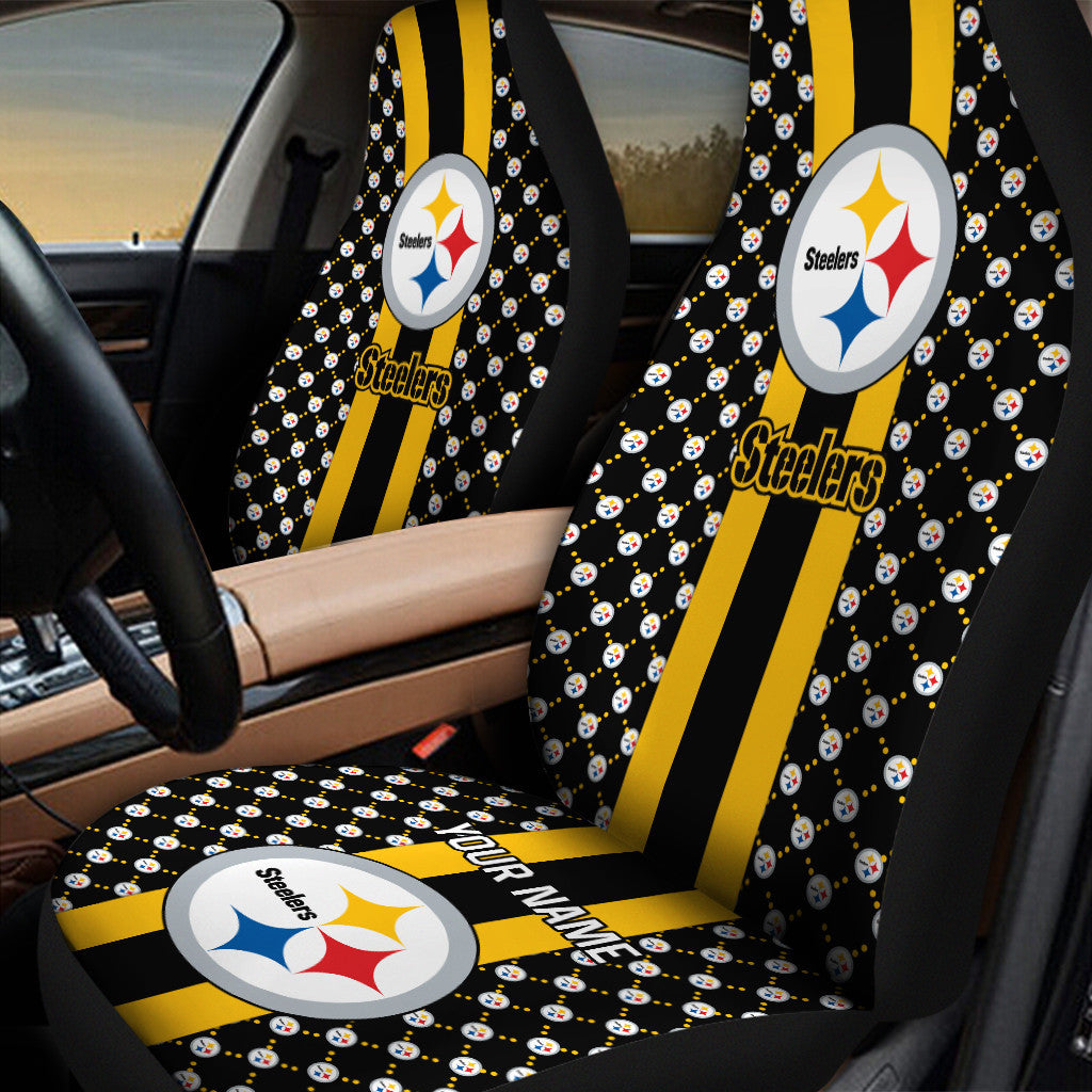 Pittsburgh Steelers Personalized Car Seat Covers BG286