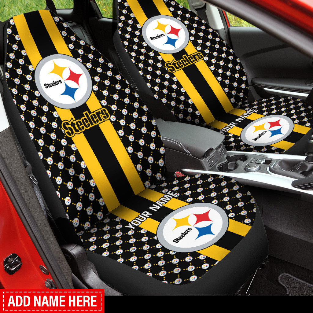 Pittsburgh Steelers Personalized Car Seat Covers BG286
