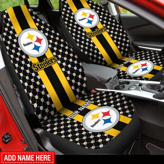 Pittsburgh Steelers Personalized Car Seat Covers BG286