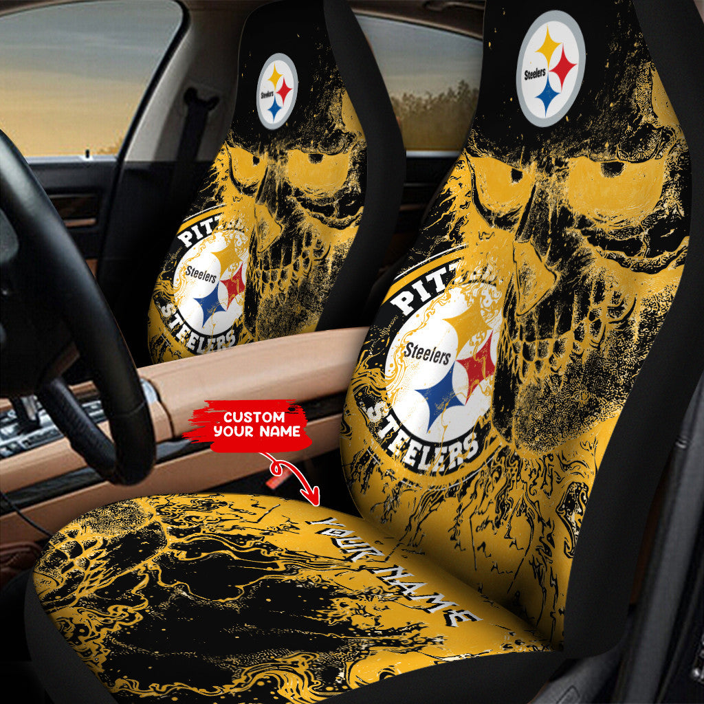 Pittsburgh Steelers Personalized Car Seat Covers BG331