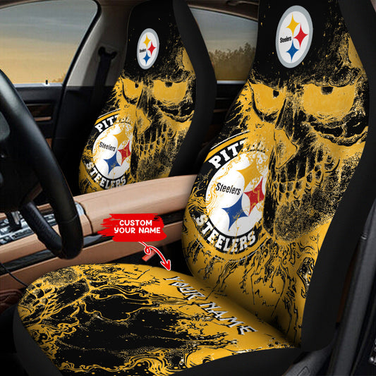 Pittsburgh Steelers Personalized Car Seat Covers BG331