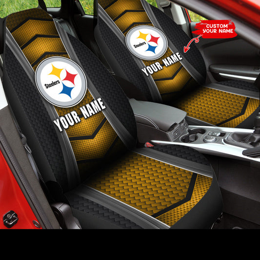 Pittsburgh Steelers Personalized Car Seat Covers BG361