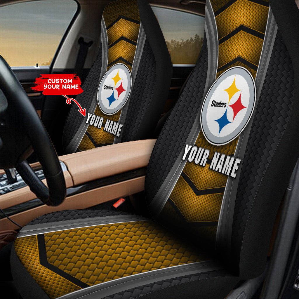 Pittsburgh Steelers Personalized Car Seat Covers BG361