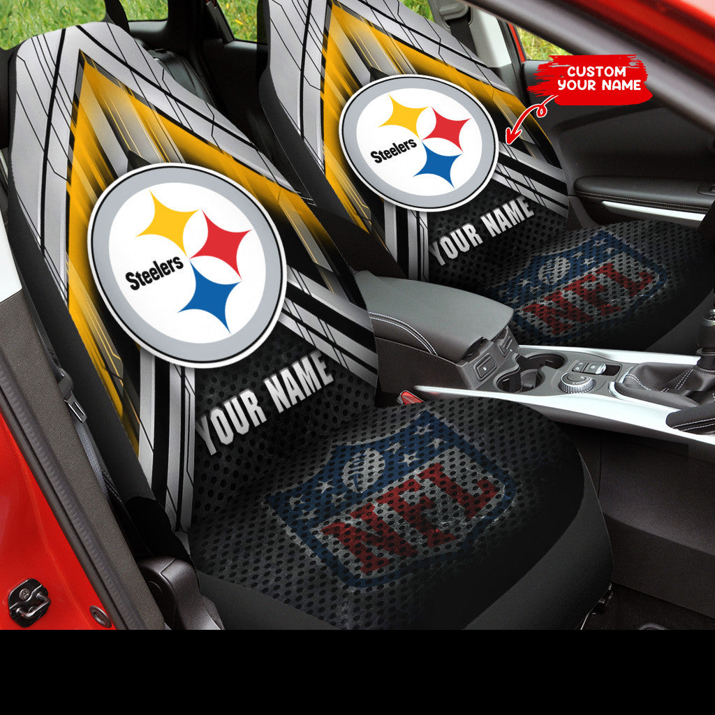 Pittsburgh Steelers Personalized Car Seat Covers BG363
