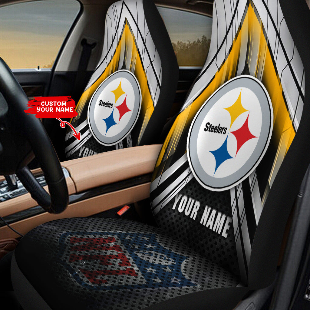 Pittsburgh Steelers Personalized Car Seat Covers BG363