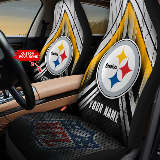Pittsburgh Steelers Personalized Car Seat Covers BG363