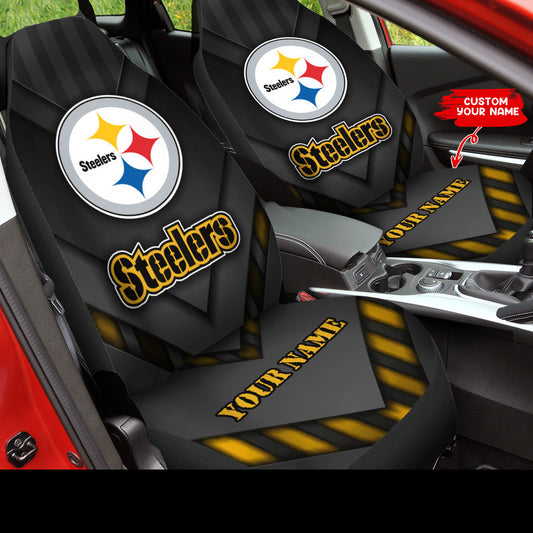Pittsburgh Steelers Personalized Car Seat Covers BG392