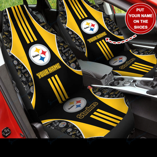 Pittsburgh Steelers Personalized Car Seat Covers BG71