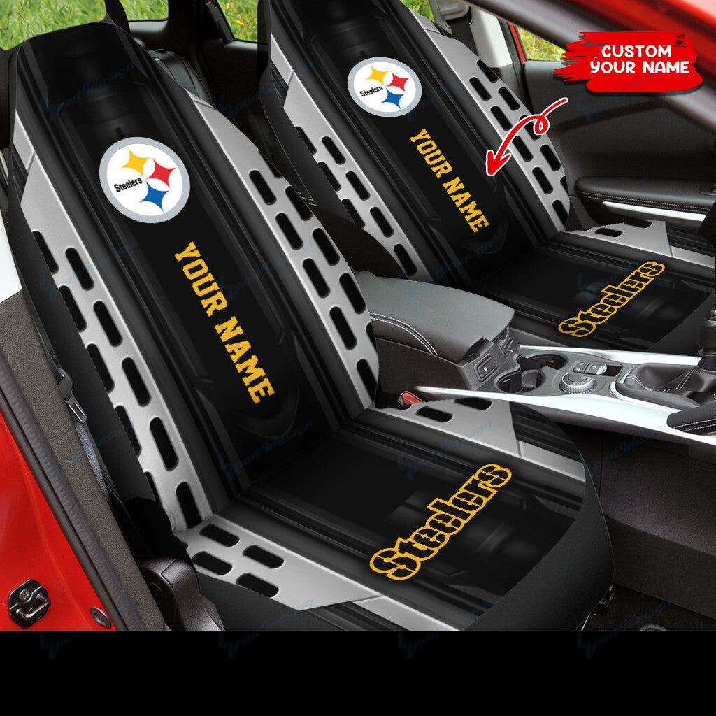 Pittsburgh Steelers Personalized Car Seat Covers BG75
