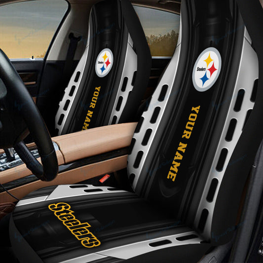 Pittsburgh Steelers Personalized Car Seat Covers BG75
