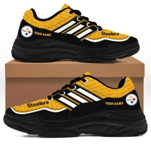 Pittsburgh Steelers Personalized Chunky Sneakers 18