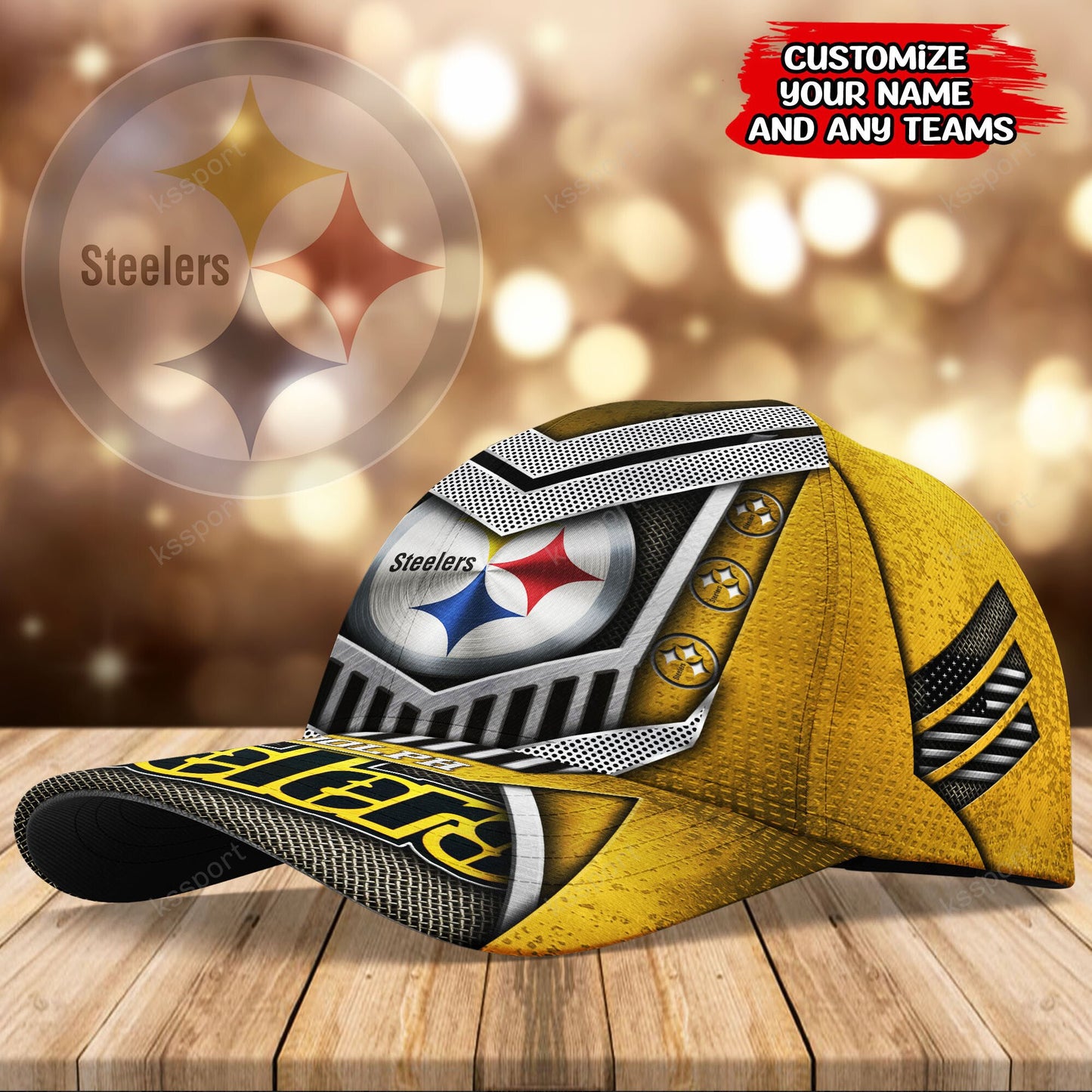 Pittsburgh Steelers Personalized Classic Cap BG787