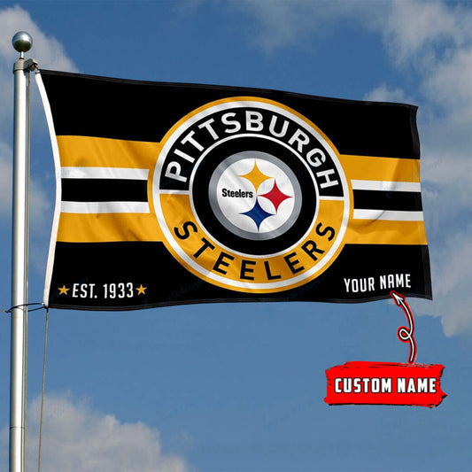 Pittsburgh Steelers Personalized Flag 191