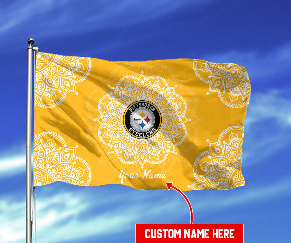 Pittsburgh Steelers Personalized Flag 366