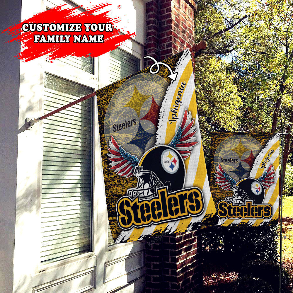 Pittsburgh Steelers Personalized Flag 467