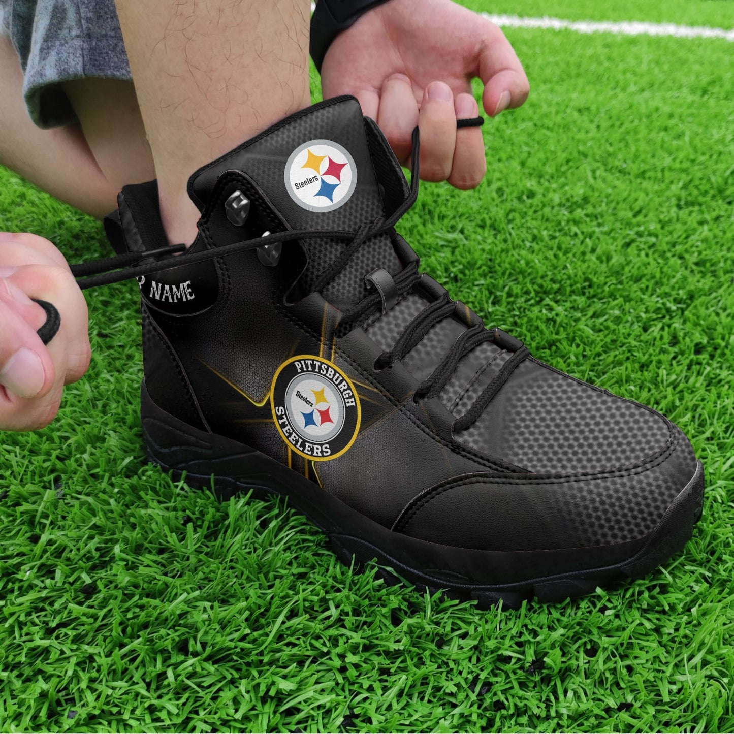 Pittsburgh Steelers Personalized Hiking Shoes 21
