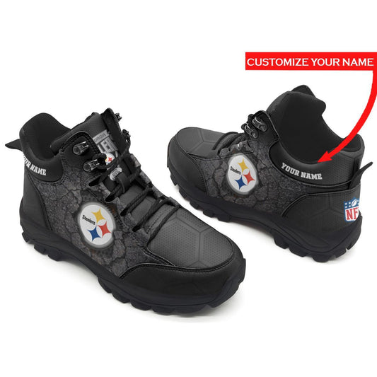 Pittsburgh Steelers Personalized Hiking Shoes 40