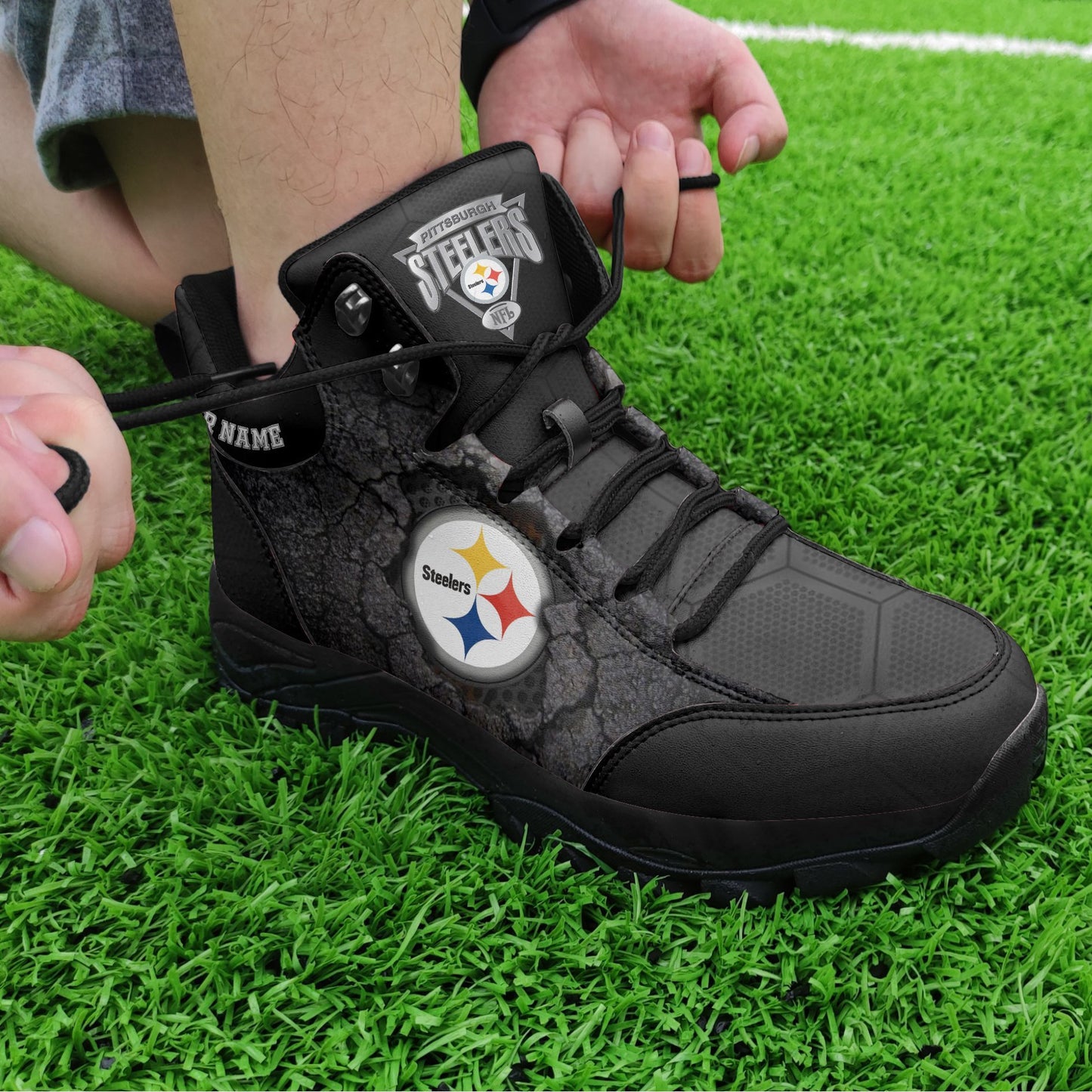 Pittsburgh Steelers Personalized Hiking Shoes 40